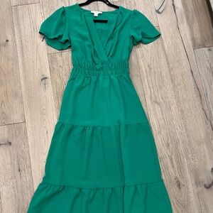 Beautiful green dress